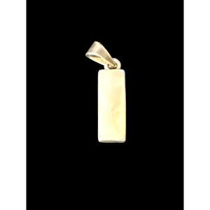 Vintage Sterling Silver Mother of Pearl Pendant Charm 925 Mexico Jewlery Gift